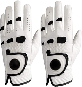 Custom Logo Golf <b>Gloves</b> Premium Cabretta Leather OEM ODM Professional Player Grade Soft Feel Training Gear Wholesale Factory - Product Image 5