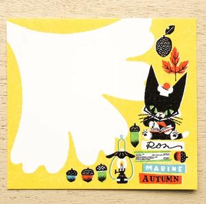 Bloc de Notas Hyogensha Cozyca con Diseño de Gato, Ilustraciones Japonesas, 120 Hojas - Product Image 6