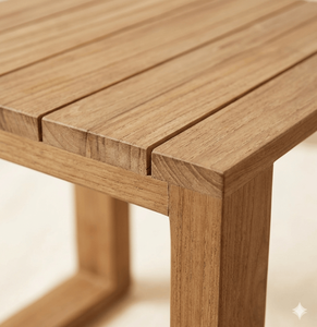 Modern Minimalist <b>Outdoor</b> Teak Wood <b>Side</b> <b>Table</b> Durable Handmade Solid Wood Coffee <b>Table</b> For Garden Patio Living Room Furniture - Product Image 4