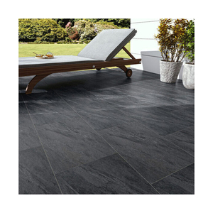 Carreaux de sol en pierre d'ardoise noire pour les maisons, les hôtels, les bureaux, les centres de villégiature et les applications intérieures commerciales - Product Image 3