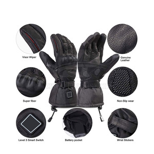 Guantes de Motociclismo Impermeables para Invierno, Fabricados en Pakistán, Guantes de Moto de la Mejor Calidad - Product Image 3