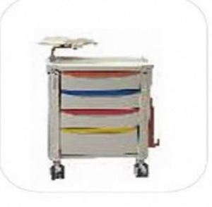 Carrito de Anestesia de Metal de Alta Tecnología para Uso Hospitalario, Clase I, con Capacidad de Carga de 40 lb, Tamaños XS/S/M/L/XL, Modelo NA - Product Image 3