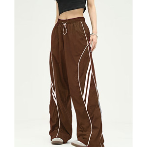 Pantalones anchos holgados para mujer, estilo hippie, casual, streetwear, con bolsillos, pantalones cargo, ropa de verano para mujer, elegante y a la moda. - Product Image 6