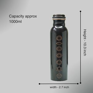 Juego de Vasos de Cobre para Cerveza con Diseño de 7 Chakras, 2 Vasos de Agua de 300 ml Cada Uno, Diseño Clásico, Aptos para Lavavajillas y Microondas, para Uso Doméstico, Regalo - Product Image 5
