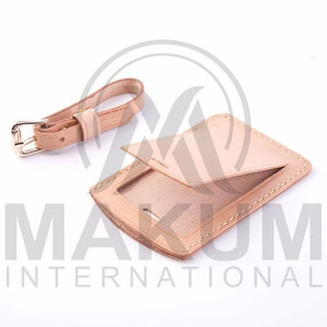 Etiqueta de Equipaje de Cuero Personalizable, Etiquetas de Equipaje con Nombre, Etiqueta de Equipaje de Cuero en Blanco - Product Image 5