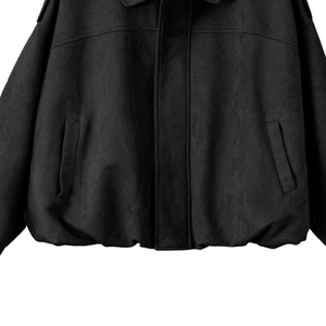 Trendy <b>Women's</b> <b>Suede</b> Leather Genuine Bomber <b>Jacket</b> Breathable Autumn Winter High Quality Solid <b>Women's</b> <b>Jackets</b> - Product Image 5