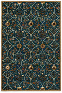 Alfombra Oriental Tradicional Persa con Diseño Floral, Beige Dorado, Vintage, para Sala de Estar o Dormitorio, Tamaños y Colores Personalizables - Product Image 5