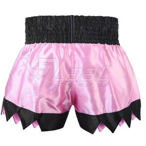 Pantalones Cortos de Muay Thai Resistentes con Costuras Reforzadas para Práctica y Uso Regular - Product Image 4