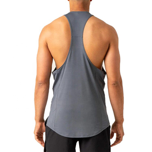 Débardeur de sport pour homme 2025, haute qualité, coupe musclée, respirant, tricoté, personnalisable avec logo, style décontracté, grandes tailles, séchage rapide - Product Image 2