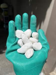 Piedra Natural de Guijarro Blanco de Vietnam, Acabado Pulido, Moderna, Ecológica, No Tóxica, para Paisajismo de Parques, Jardines, Peceras Exteriores - Product Image 2