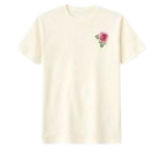   Camiseta con Estampado Inspirado, de Algodón Crema, Manga Corta, Estilo Casual, para Mujer, Top Moderno con Estampado, Ropa Urbana para el Día a Día - Product Image 4