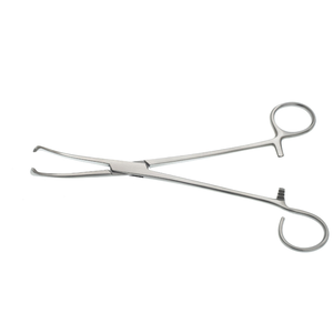 Pinzas de agarre Colvers Coakley para amígdalas, 7 1/2 pulgadas, rectas, de anillo abierto, de acero inoxidable, instrumento quirúrgico ORL - Product Image 1