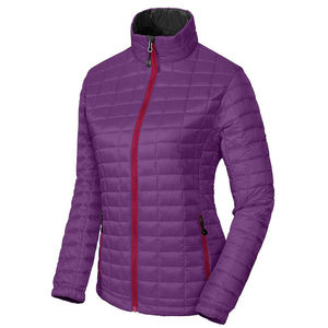 Veste matelassée personnalisable tendance et élégante pour femmes, respirante, légère, en crochet, décontractée, imprimée en peau de mouton - Product Image 1