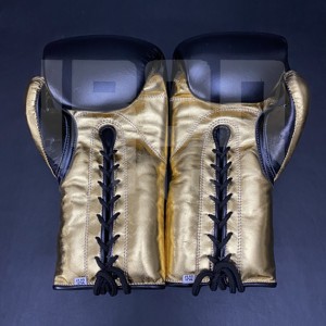 ถุงมือชกมวยหนังวัวแท้คุณภาพสูงแบบผูกเชือก ยี่ห้อ No Boxing No Life  บุหนา 4 ชั้น ระบายอากาศได้ดี เหมาะสำหรับคิกบ็อกซิ่ง - Product Image 4