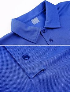 Polo Azul Rey para Hombre, Manga Corta, Tejido de Punto, Casual, para Golf, con Logotipo Personalizado, Uniforme - Product Image 6