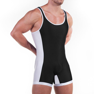 High Quality New Design <b>Professional</b> Wrestling Singlets Custom Made OEM Service Breathable Quick Dry Short Unisex Adult Sports - Product Image 3