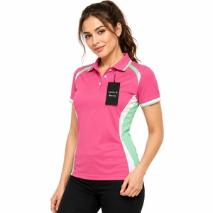 เสื้อโปโลผู้หญิงผลิตจากโรงงาน ราคาขายส่ง รับทำโลโก้ตามสั่ง พร้อมสี ขนาด และโลโก้ที่กำหนดเอง ดีไซน์สวยที่สุด - Product Image 4