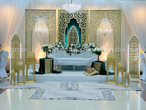 Roman Wedding Decor Laser Cut Screens Moroccan Wedding Backdrop Laser Cut <b>Frames</b> Best Birthday Party Decor Metal <b>Arches</b> USA - Product Image 2