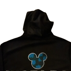 Sweat à capuche unisexe de luxe avec strass et lettres en cristal, style streetwear hip-hop, mode diamant, hiver, coupe oversize - Product Image 5