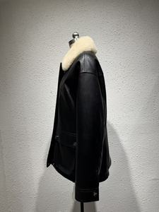 Chaqueta de Motocicleta de Cuero Sintético para Mujer con Cuello Abotonado, Cierre de Cremallera, Resistente al Viento, Forro 100% Poliéster, Abrigo de Invierno - Product Image 5