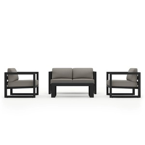 Canapé en teck de qualité supérieure, durable, avec coussins moelleux, canapé d'extérieur moderne pour cour, villa, salons, projets hôteliers - Product Image 3