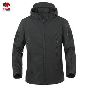 เสื้อแจ็คเก็ตซอฟต์เชลล์คุณภาพพรีเมียมสำหรับผู้ชาย แบบมีซิป ปิดคอแบบมีฮู้ด ผ้าระบายอากาศได้ดี พร้อมโลโก้ที่ปรับแต่งได้ - Product Image 4