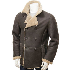 Veste en cuir véritable pour homme, prix de gros, confortable et respirante, style streetwear, veste d'hiver en cuir de haute qualité - Product Image 1