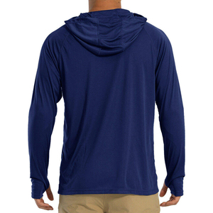 Quick Dry Polyester/Cotton Regular Fit Anti-bacterial <b>Long</b> Sleeve <b>Canvas</b> Men's Shirt Breathable Outdoor Performance Wear - Product Image 2