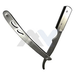 Navaja de Afeitar Profesional Plegable con Hojas de un Solo Filo Reemplazables, Navaja de Afeitar para Hombre de Alta Calidad, Shavette de Salón - Product Image 4