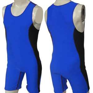 Traje de Lucha Libre para Adultos de Alta Calidad, Spandex/Poliéster, Personalizado, de Secado Rápido, Duradero, para Levantamiento de Pesas, Tallas Grandes - Product Image 3