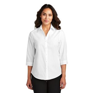 Camicette e Camicie da Donna Carefree Poplin a Maniche 3/4 LW102 - Product Image 4