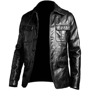 Hot Sale <b>Long</b> Genuine <b>Leather</b> Motorcycle <b>Jacket</b> for Men Waterproof Thick Front Pockets Premium Quality - Product Image 1