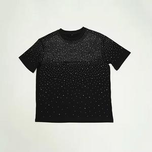 เสื้อยืดผู้ชายประดับเพชรคุณภาพสูง ดีไซน์ใหม่ ขายดีที่สุด ขายส่งเสื้อยืดผู้ชายประดับเพชร - Product Image 1