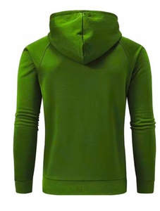 Sudadera con Capucha Azul Sólido para Hombre, Corte Regular, Tejido de Poliéster, Estilo Casual para Otoño, con Bolsillo Frontal y Diseño Transpirable - Product Image 6