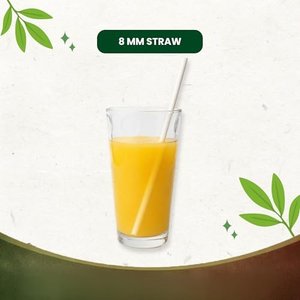 Pajitas de Papel de Bambú de 12 mm para Beber - Paquete de 100 Pajitas Desechables Biodegradables Ecológicas para Jugos, Smoothies y Batidos - Product Image 4