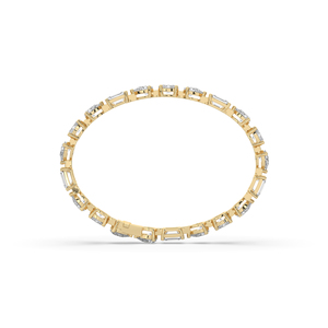 Unique Style 14.00Ct Lab Grown Diamond IGI Certified Bracelet Lightweight Brilliant Cut 14KT 10KT <b>Gold</b> Jewelry for Wedding Party - Product Image 4