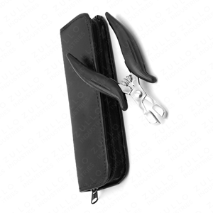 คีมต่อผมแบบหนาพิเศษ สปริงคู่ สแตนเลส พร้อมกระเป๋าหนัง ใส่โลโก้ได้ - Product Image 3