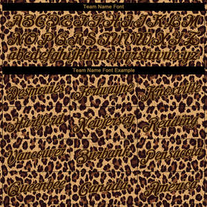 Custom Sublimated Leopard Print <b>Baseball</b> Jersey Oversized Polyester Team Uniform OEM Private Label Sportswear Men's Shirts Bulk - Product Image 4