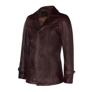 Abrigo de Cuero para Hombre, Chaqueta de Cuero PU de Primera Calidad, Elegante Prenda de Invierno, Diseño de Abrigo Largo, Ajuste Cómodo, Ropa Exterior de Moda - Product Image 6