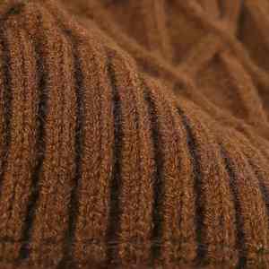 Gorro de punto jacquard personalizado sin visera para hombre, cálido, con logotipo personalizable, sin borde, gorro de punto. - Product Image 5