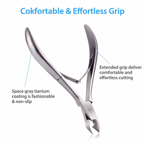 Custom Color Surgical Grade Stainless Steel Cuticle Nail Nipper For Sale Long Handle Nail Cuticle Nipper & Cutter Pattern - Product Image 6