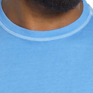 Camisetas de Hombre al por Mayor, OEM, Personalizadas, Lisas, para Sublimación, de Poliéster, de Alta Calidad, de Algodón, de Color Sólido, Estilo Urbano - Product Image 2