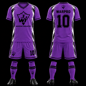 Tenue de football confortable et respirante de qualité supérieure pour l'entraînement, les tournois et les matchs de ligue – Ensemble professionnel essentiel pour les équipes - Product Image 3
