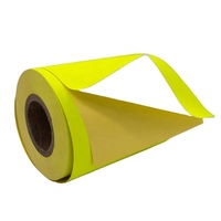 Papel Autoadhesivo Fluorescente Personalizado en Rollo Jumbo, Material de Papel para Etiquetas de Colores Brillantes, Rollo Jumbo de Etiquetas de Neón
