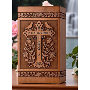 Decorative Wooden Keepsake Urn <b>Set</b> for Family Sharing urn Memorial Keepsake urn by AYAANS - Product Image 5