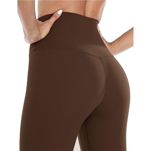 Ensemble de leggings de yoga pour femmes en coton biologique 100% de haute qualité, style de vêtements de sport durables et sains - Product Image 5