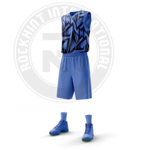 ชุดบาสเก็ตบอลสมัยใหม่ ผลิตจากผ้าโพลีเอสเตอร์ น้ำหนักเบา สวมใส่สบาย ออกแบบมาสำหรับสโมสร ทีม และงานกีฬาต่างๆ - Product Image 5