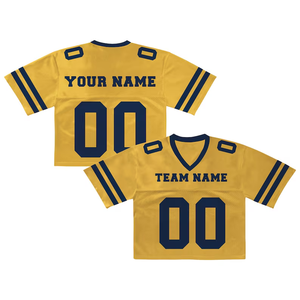 Camiseta Deportiva Personalizada de Fútbol Americano para Mujer, Uniforme de Animadora, Nombre y Número del Equipo Personalizados, Ropa Deportiva para Niñas - Product Image 4