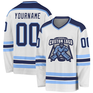 Custom High Quality Breathable Anti-UV Ice Hockey Apparel Low MOQ Wholesale Sublimation Transfer Print OEM Service - Product Image 1