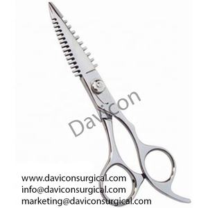 Ciseaux en acier inoxydable amincissant, 5 pièces, ciseaux de barbier pour éclaircir la coupe des cheveux - Product Image 4